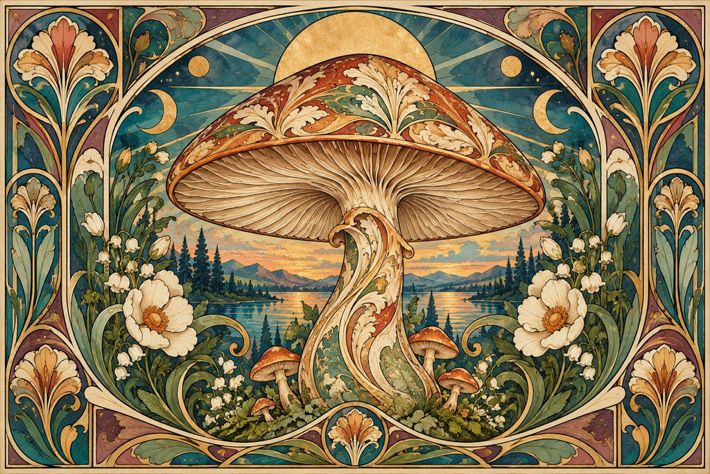 Nouveau Amber Dawn — flat art