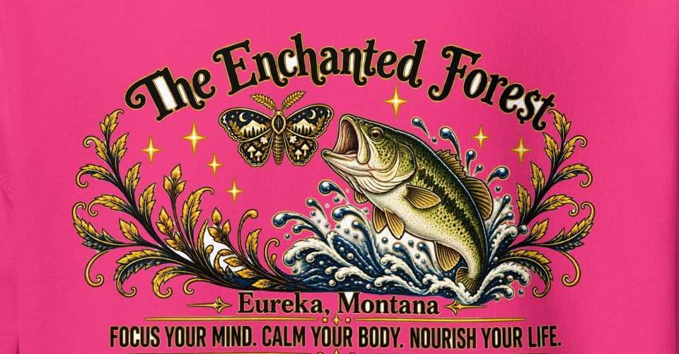Enchanted Forest Largemouth Bass Hoodie – Light
