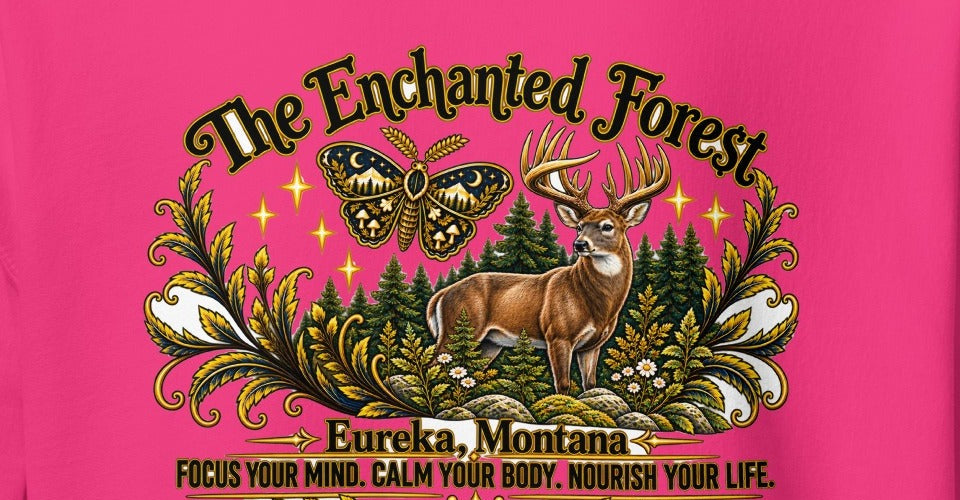 Enchanted Forest Whitetail Buck Hoodie – Light