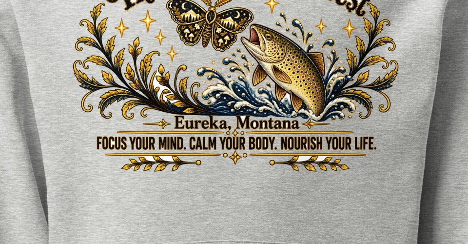 Enchanted Forest Brown Trout Hoodie