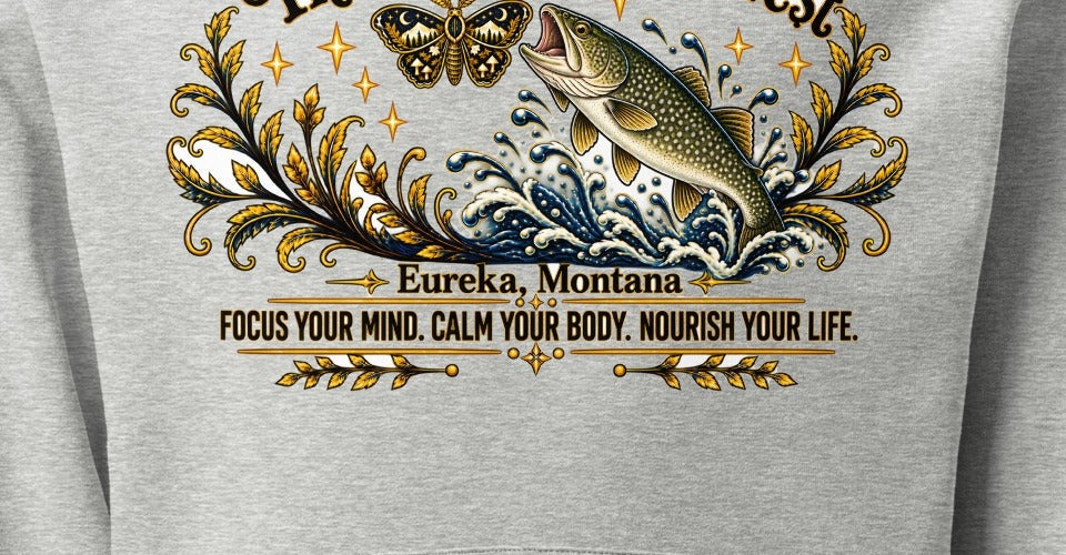 Enchanted Forest Lake Trout Hoodie