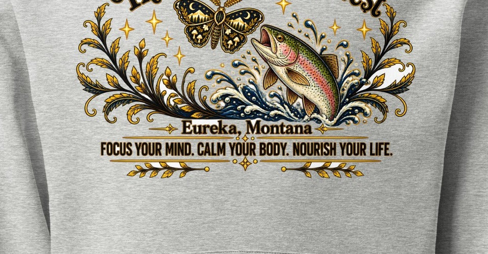 Enchanted Forest Rainbow Trout Hoodie