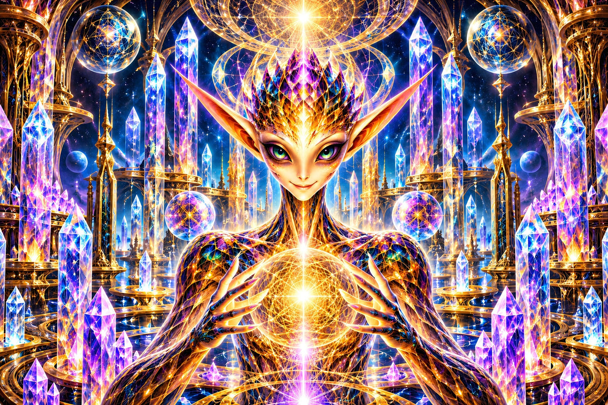 crystal keeper canvas artwork