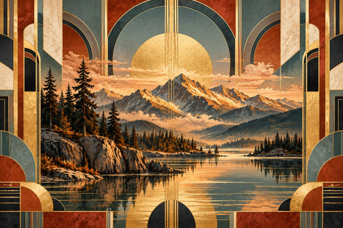 Ember Shore — flat art