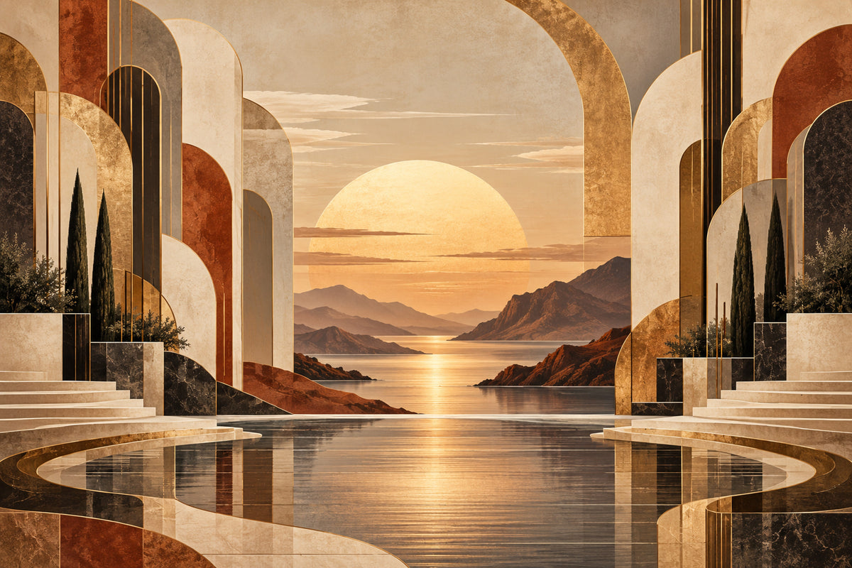 Arches Bay — flat art
