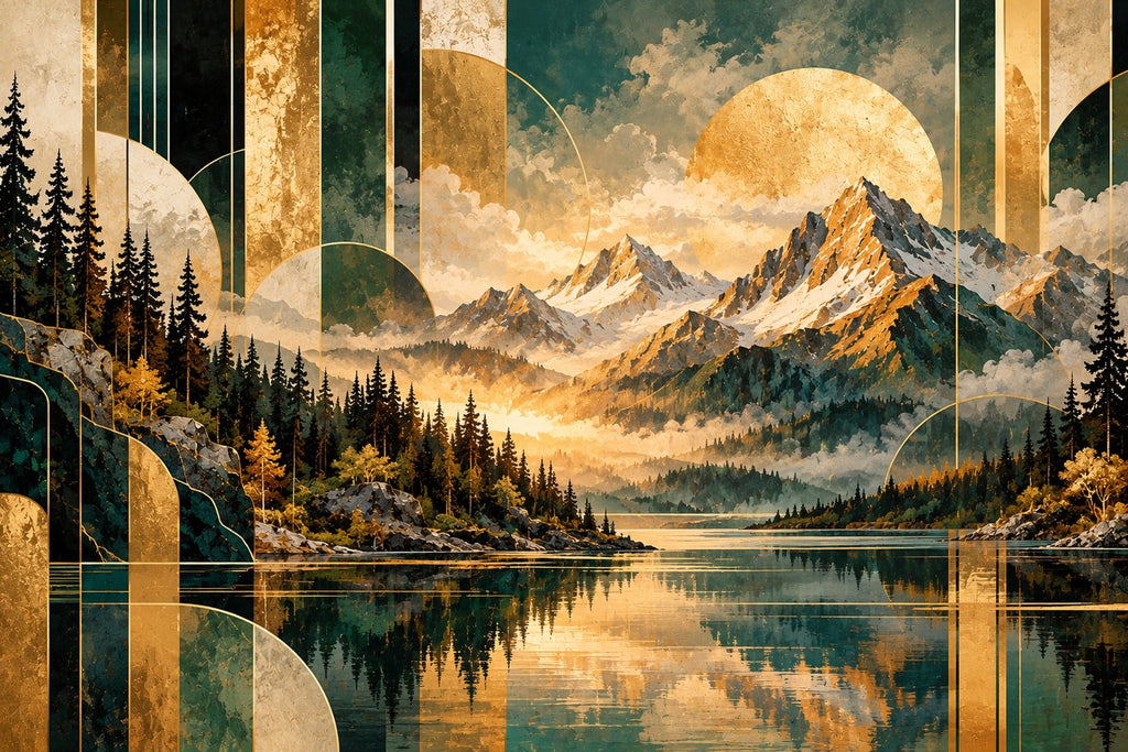 Golden Summit — flat art