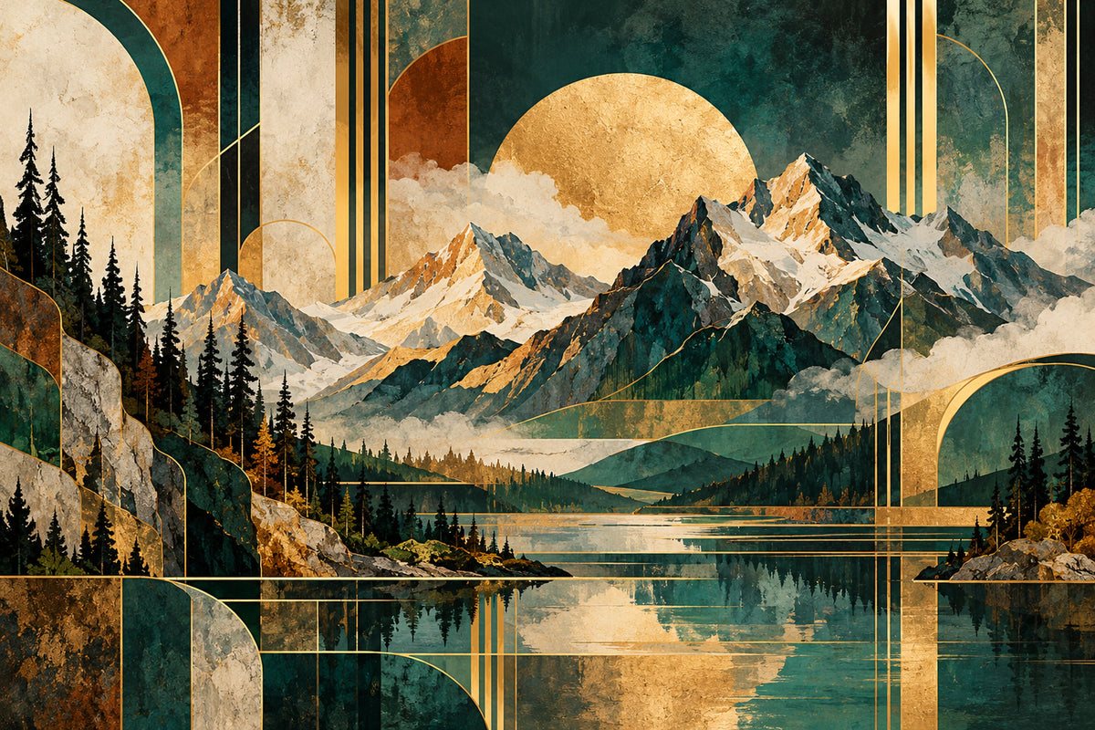 Teal Summit — flat art