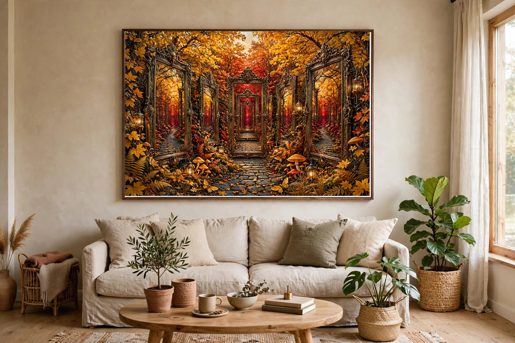 Mirrors into an Infinity Forest — Museum Cotton Canvas