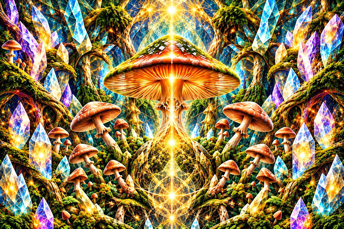 mother amanita canvas artwork